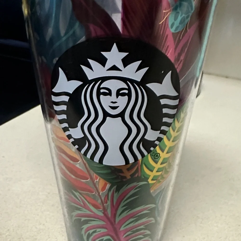 Starbucks Multicolor Leaf Tumbler